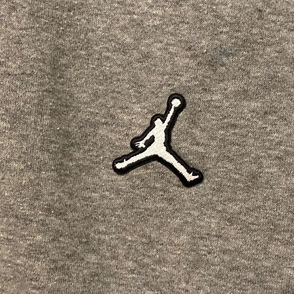 Jordan Jumpman Full-Zip Hoodie Large Grey Hooded Flight Essential Sweatshirt GUC